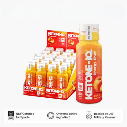 Ketone-lQ No Caffeine Shot--Peach